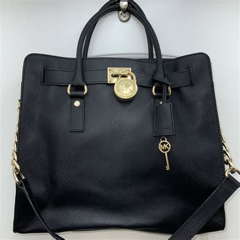 michael kors 6736968|Michael Kors Large 6736968 Tote Bag W/key & Lock Cuban .